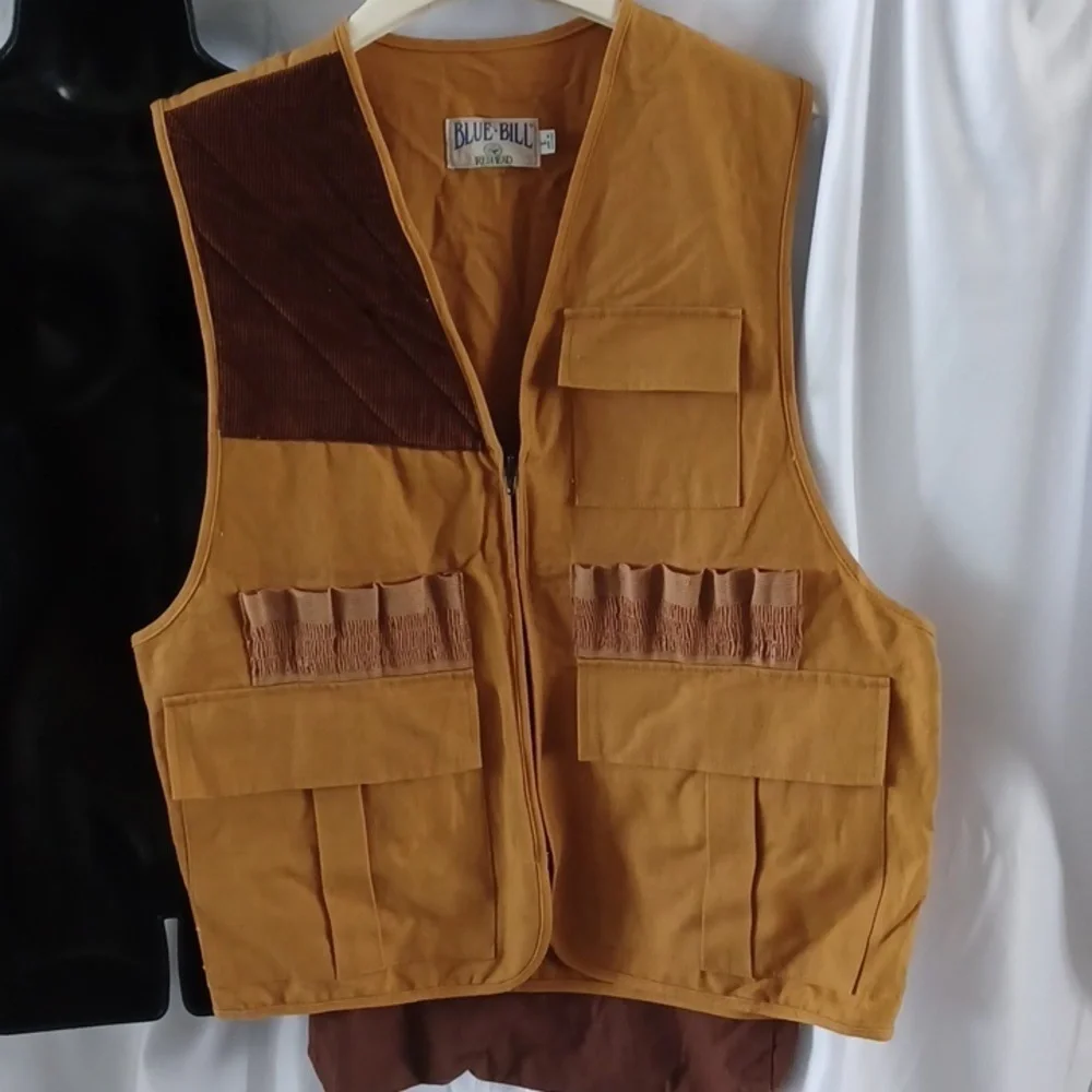 Vintage RedHead Vest Large Hunting Shooting Shell Pockets Game Bird Duck, L